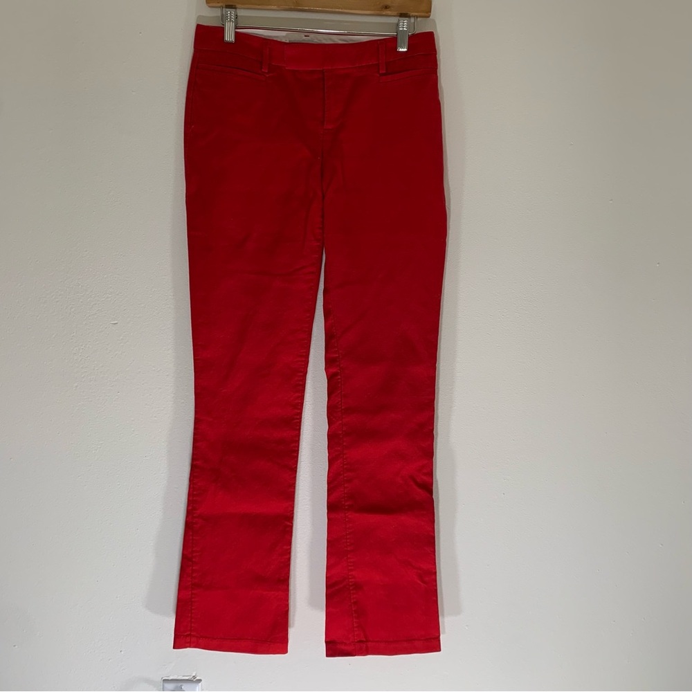 GAP Modern Boot Red Pants